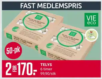 Europris Telys tilbud
