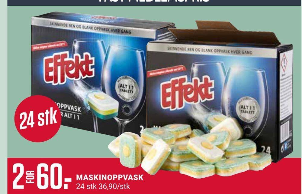 Europris Maskinoppvask tilbud