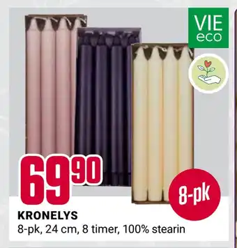 Europris Kronelys tilbud