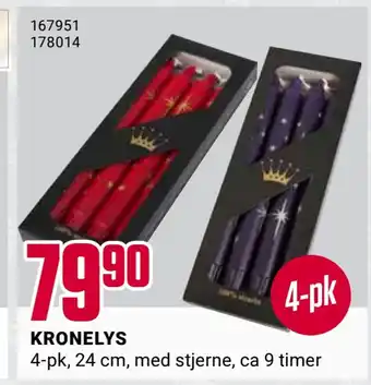 Europris Kronelys tilbud
