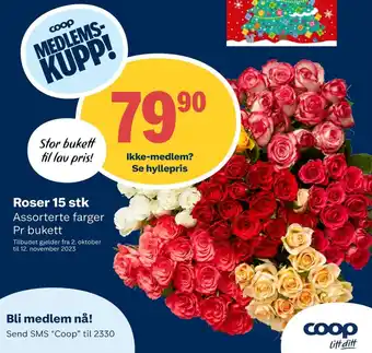Coop Marked Ukjent bukett tilbud
