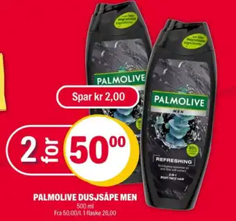 Coop Extra Palmolive men dusjsåpe tilbud