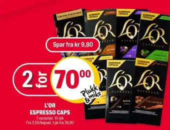 Coop Extra Lor kaffekapsler tilbud