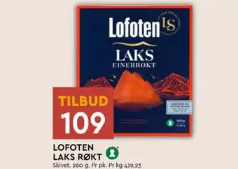 Coop Mega Lofoten laks tilbud