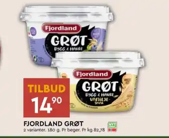 Coop Mega Fjordland grøt tilbud