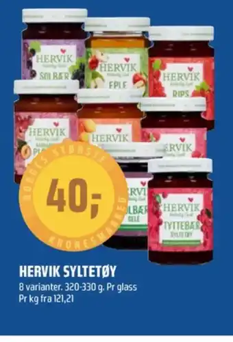 Coop Obs Hervik syltetøy tilbud