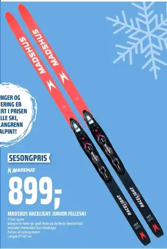Coop Obs Madshus ski tilbud