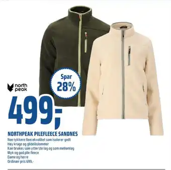 Coop Obs Northpeak jakke tilbud
