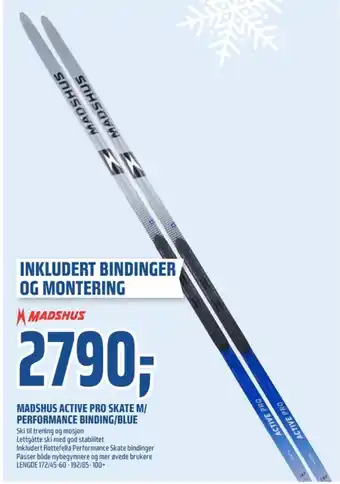 Coop Obs Madshus ski tilbud