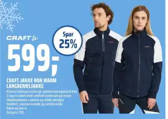 Coop Obs Craft skijakke tilbud