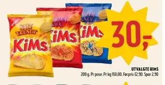 Coop Prix Kims chips tilbud