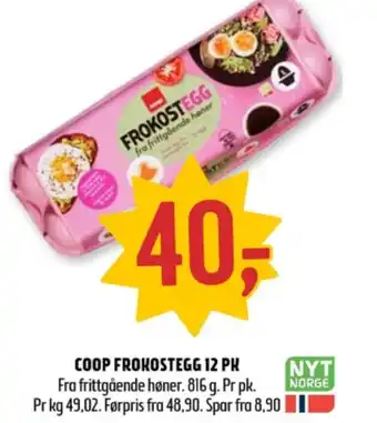 Coop Prix Coop egg tilbud