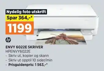 POWER ENVY 6022E SKRIVER HPENVY6022E tilbud