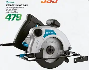 Coop Byggmix Kellen sirkelsag tilbud