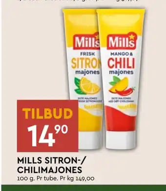 Coop Mega Mills sitron-/ chilimajones tilbud