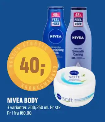 Coop Obs Nivea body tilbud