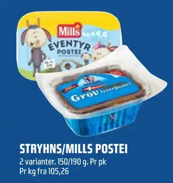 Coop Obs Stryhns/mills postei tilbud