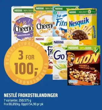 Coop Obs Nestlé frokostblandinger tilbud