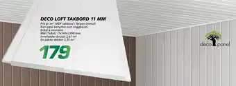 Coop Byggmix Deco loft takbord 11 mm tilbud