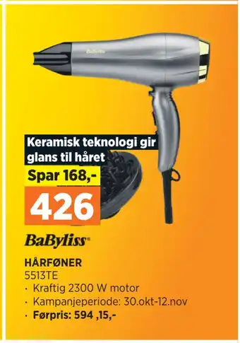 POWER Hårføner tilbud