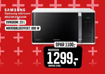 Skousen Samsung mikroovn ms23k3523aw tilbud