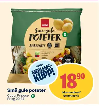 Små gule poteter