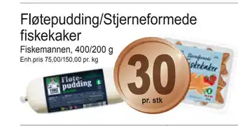 Joker Fløtepudding/stjerneformede fiskekaker tilbud
