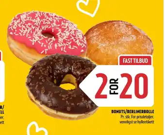 Coop Prix Donuts/berlinerbolle tilbud