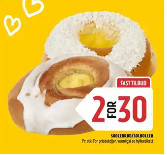 Coop Prix Skolebrød/solboller tilbud