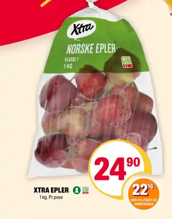 Coop Extra Xtra epler tilbud