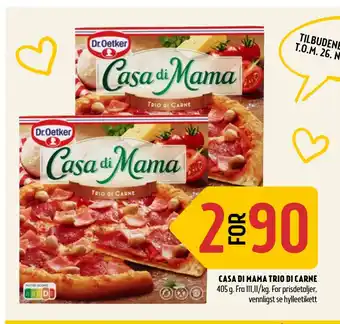 Coop Prix Casa di mama trio di carne tilbud