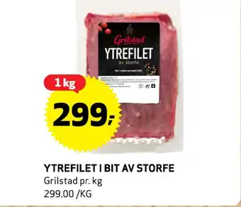 Bunnpris Ytrefilet bit av storfe tilbud