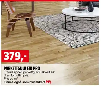 Bauhaus Parkettgulv eik pro tilbud