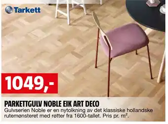 Bauhaus Parkettgulv noble eik art deco tilbud