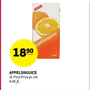 Bunnpris Appelsinjuice tilbud