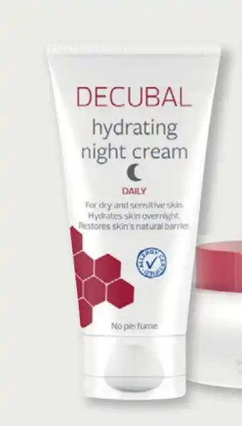 Vitusapotek Decubal hydrating night cream, 50 ml tilbud