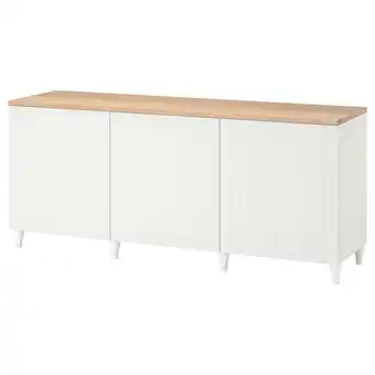 IKEA Bestå oppbevaring med dører, hvit/sutterviken/kabbarp hvit, 180x42x76 cm tilbud