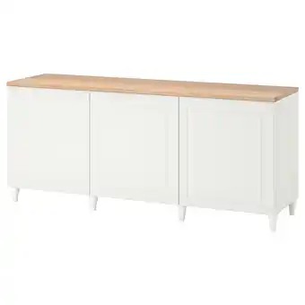 IKEA Bestå oppbevaring med dører, hvit/smeviken/kabbarp hvit, 180x42x76 cm tilbud