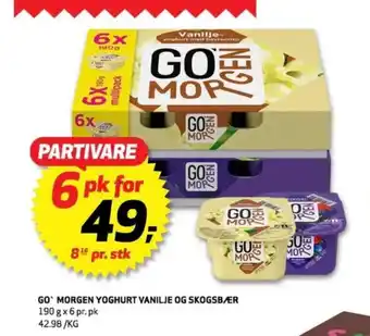 Bunnpris Go morgen yoghurt tilbud