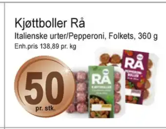 Joker Folkets kjøttboller tilbud