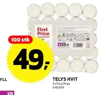 Bunnpris First price telys tilbud