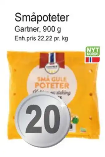 Joker Gartner poteter tilbud