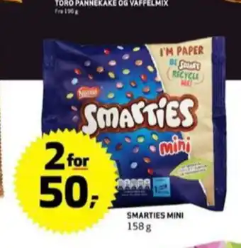 Bunnpris Smarties sjokoladepastiller tilbud