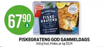 Kiwi Findus fiskeretter tilbud