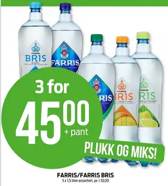 Kiwi Farris mineralvann tilbud