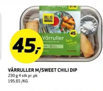 Bunnpris Billig middag ferdigretter tilbud