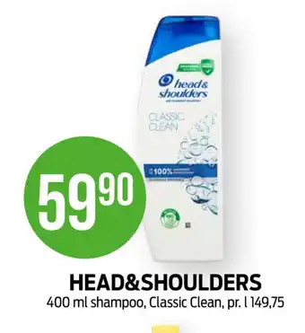 Kiwi Head&shoulders shampoo tilbud