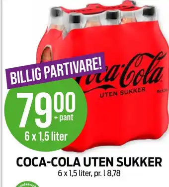 Kiwi Coca-cola zero brus tilbud