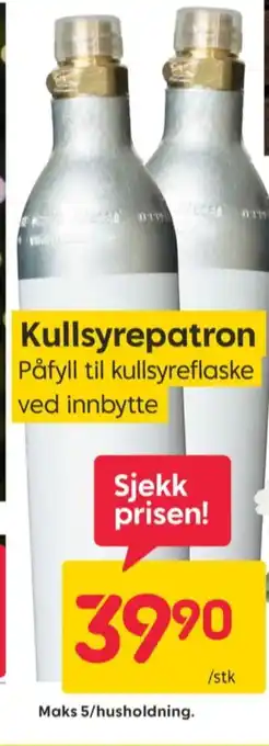 Rusta Ukjent kullsyrepatron tilbud