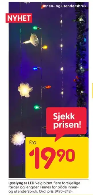 Rusta Ukjent lysslynge tilbud